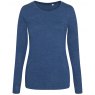 Just T's Long Sleeve Heather T-Shirt