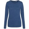 TSHIRT HTHR NAVY XL LADIES LONG SLEEVE