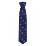 TIE SILK FLYING PHEASANTS NVY