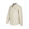 SHIRT AMBAS 9-10 IVORY/NVY TATTERSALL