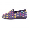 Lunar Helix Polka Dot Slipper Purple