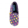 Lunar Helix Polka Dot Slipper Purple