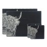 Highland Cow Coaster & Placemat Set