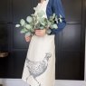 Linen Pheasant Apron