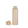 *BOTTLE BAMBOO LID 750ML PUTTY