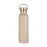 Water Bottle Bamboo Lid 750ml Putty