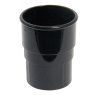 DOWNPIPE CONNECTOR ROUND BLACK