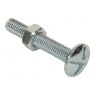 NUT+BOLT ROOF ZP M6X100 PK10