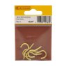 Centurion Brassed Shouldered Cup Hooks 5 Pack