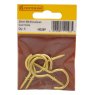 Centurion Brassed Shouldered Cup Hooks 5 Pack