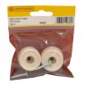 DOOR STOPS 35MM WHITE PLASTIC