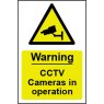 SIGN-WARNING CCTV CAMERAS IN OPERATION -
