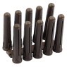 PLASTIC PLUG BROWN 100PK 8-12G