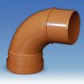 Kalsi Plastics Underground Single Socket Bend 110mm