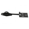 HASP & STAPLE WIRE 4" BLACK