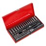 SOCKET SET 41PC 1/4IN