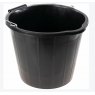 BUCKET WITH LIP BLACK 14L