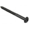 SCREW WOOD BLACK 8X2" Pk15