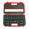 Jefferson Tools Jefferson Deep Impact Socket Set 16 Piece