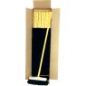 *BROOM C/W HANDLE BLACK SOFT COCO