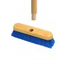 *BROOM C/W HANDLE BLUE 101/2"