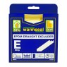 Warmseal Self Adhesive Rubber Draught Excluder 'E' Strip 5m