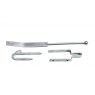 Eliza Tinsley Galvanised Latch Spring Fastener Set