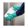 GLOVE NITRILE LINED XL GREEN