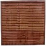 *PANEL 6'X5' OVERLAP BROWN FENCE