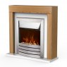 WARMLITE Chester Oak Effect Fireplace Suite 2kw