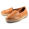 *SHOE CORFU 6 TAN ESPADRILLE