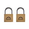 LN4T TWINPACK PADLOCKS 40MM