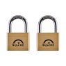 LION BRASS LOCK T/PACK 50MM