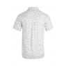 Weird Fish Weird Fish Keilor Short Sleeve Printed Tencel Shirt White
