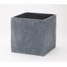 POT CUBE 37CM GREY SLATE