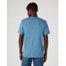 Wrangler Wrangler Sign Off Tshirt Blue