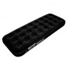 *AIRBED SINGLE BLACK FLOCK