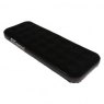 AIRBED SINGLE BLACK FLOCK