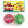 *DOG TOY RUBBER BALLS 2PK