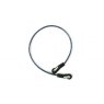 *TAIL CORD BLACK 50CM PVC ELASTIC