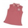 *POLO SLEEVELESS 9-10 PINK HARROW