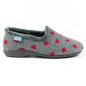 Lunar Lunar Callisto Full Slipper Grey