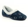 Lunar Lunar Sandino Slipper Navy Size 8