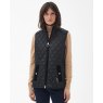 *GILET POPPY 14 BLACK QUILTED