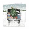 XMAS CARD 6PK JOLLY JOURNEY