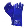 WELDING GAUNTLETS 16" BLUE PREMIUM