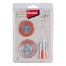 Makita Makita Brush Set Course (80 Grit) Red