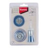 BRUSH SET 240G FINE BLUE