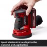 Einhell Einhell PXC TE-RS 18 Li-Solo 18v 125mm Cordless Rotating Sander Bare Tool