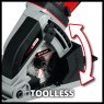 Einhell Einhell PXC 18V 89mm Mini Cordless Circular Saw Bare Unit